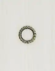 Metal Yaylı Burgu Çanta Halkası 2 cm Antik 1