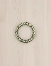 Metal Yaylı Burgu Çanta Halkası 3 cm Antik 1