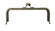 16 cm Antik Kare Cüzdan Klipsi 1