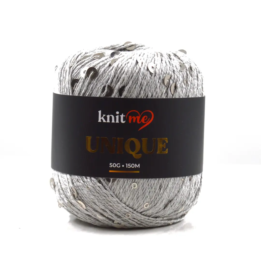 Knit Me Unique K22-Pamuklu Payetli Örgü İpi