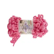 Alize Puffy 377 Canlı Pembe Örgü İpi 2