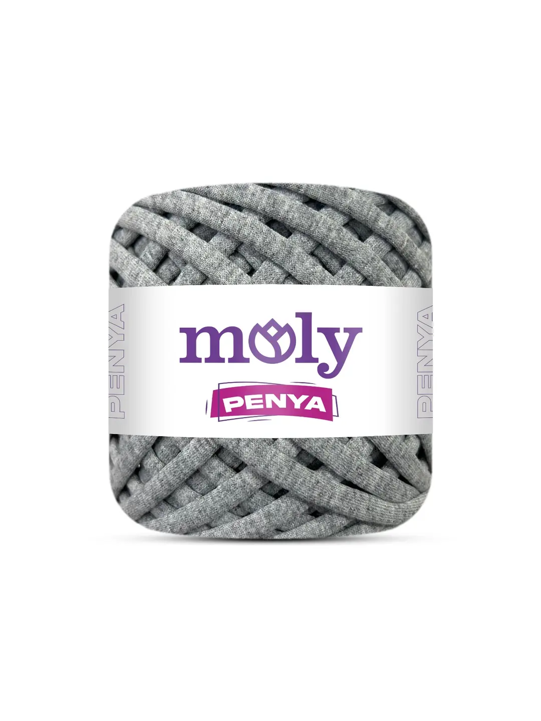 Moly Penya 250 gr Gri Melanj Pamuk Penye Örgü İpi 1010