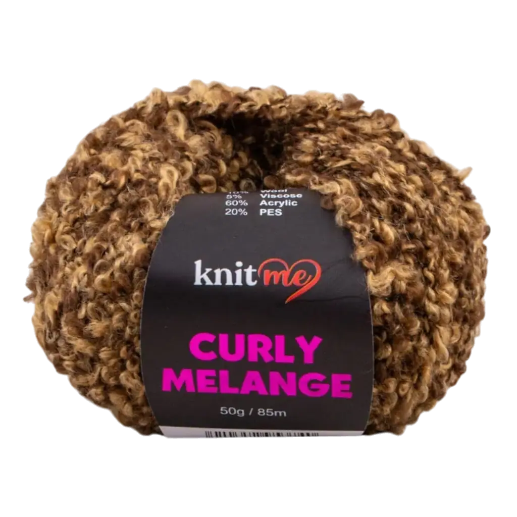 Knit Me Curly Melange Kcm56