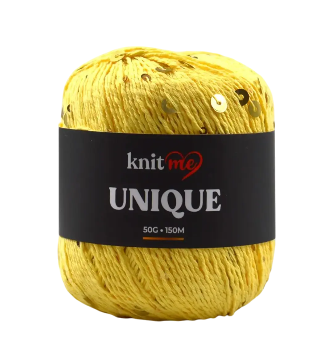 Knit Me Unique K10-Pamuklu Payetli Örgü İpi