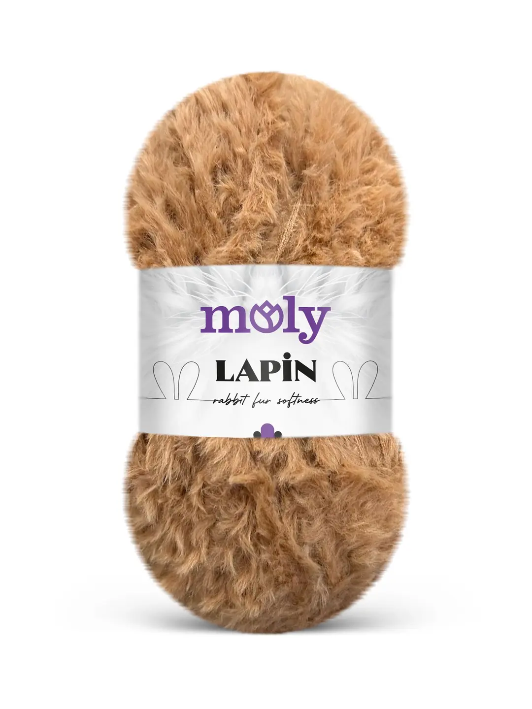 Moly Lapin 100 gr Karamel Peluş Örgü İpi S56