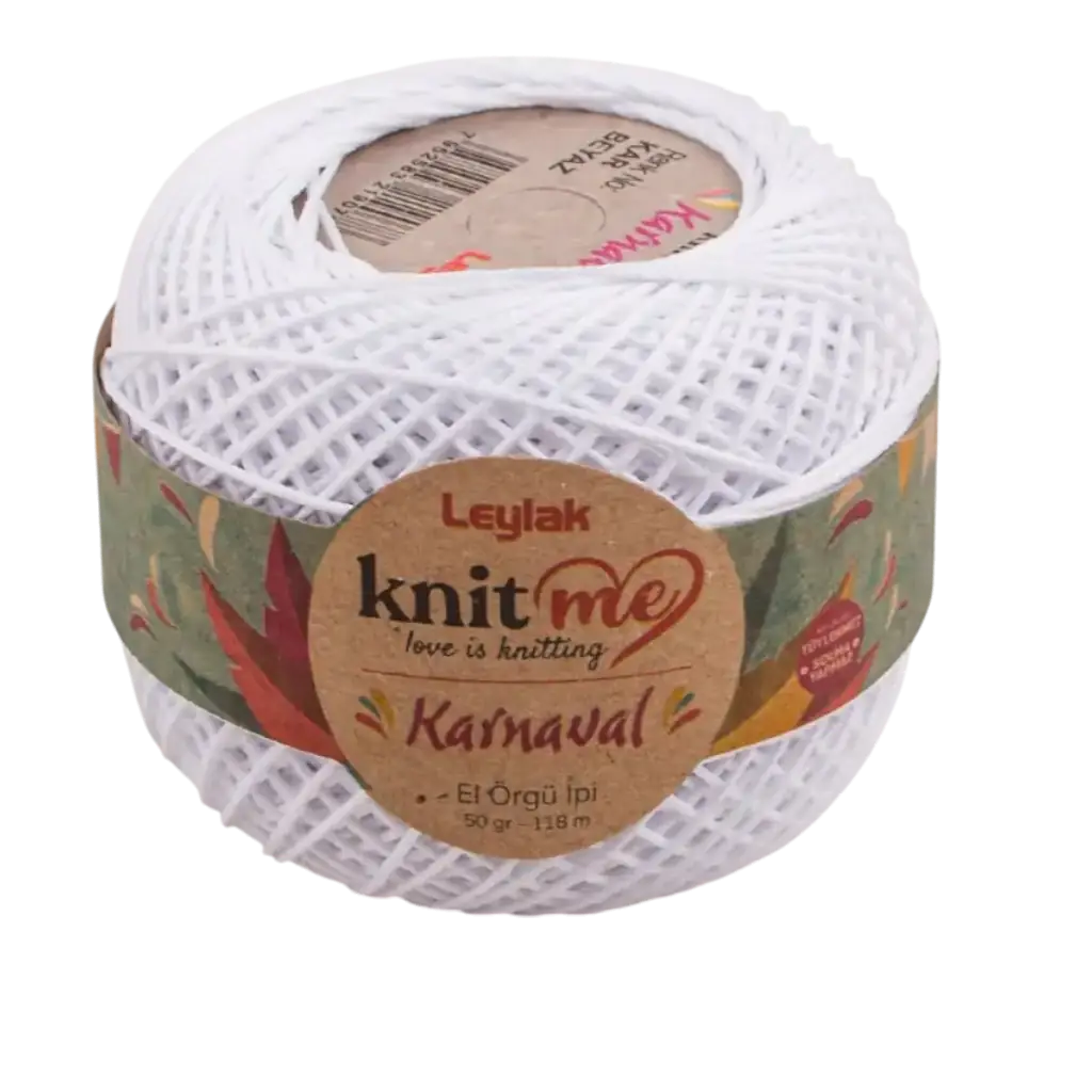 Knit Me Karnaval Kar Beyaz