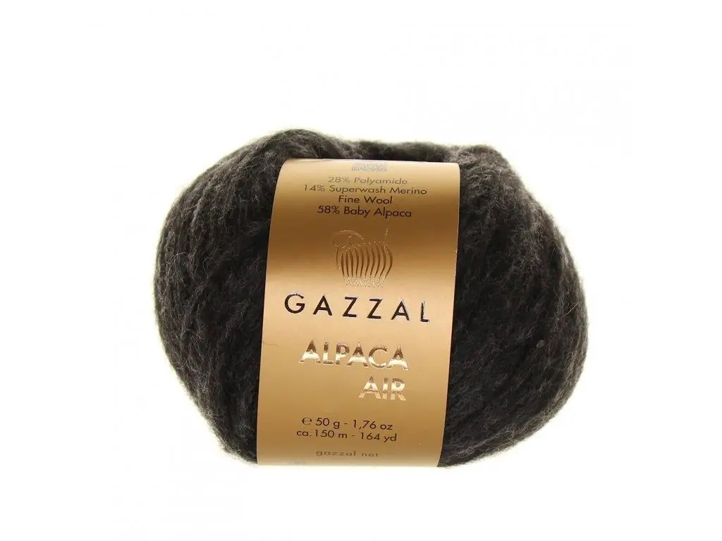 Gazzal Alpaca Air Füme Örgü İpi 96
