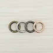Metal Yaylı Burgu Çanta Halkası 2 cm Antik 2