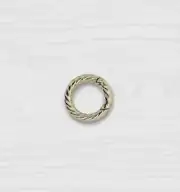 Metal Yaylı Burgu Çanta Halkası 2 cm Gold 1