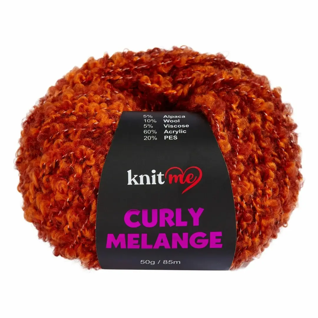 Knit Me Curly Melange Kcm58