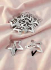 4 cm Yıldız Metal Çıtçıt Toka Nikel Kaplama 50 adet 2