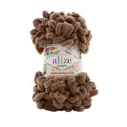 Alize Puffy 466 Açık Kahve Örgü İpi 1