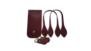 Mini Deri Çanta Kiti Bordo 1