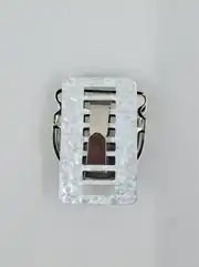 Metal Çanta Kilidi 3 cm Gümüş 3