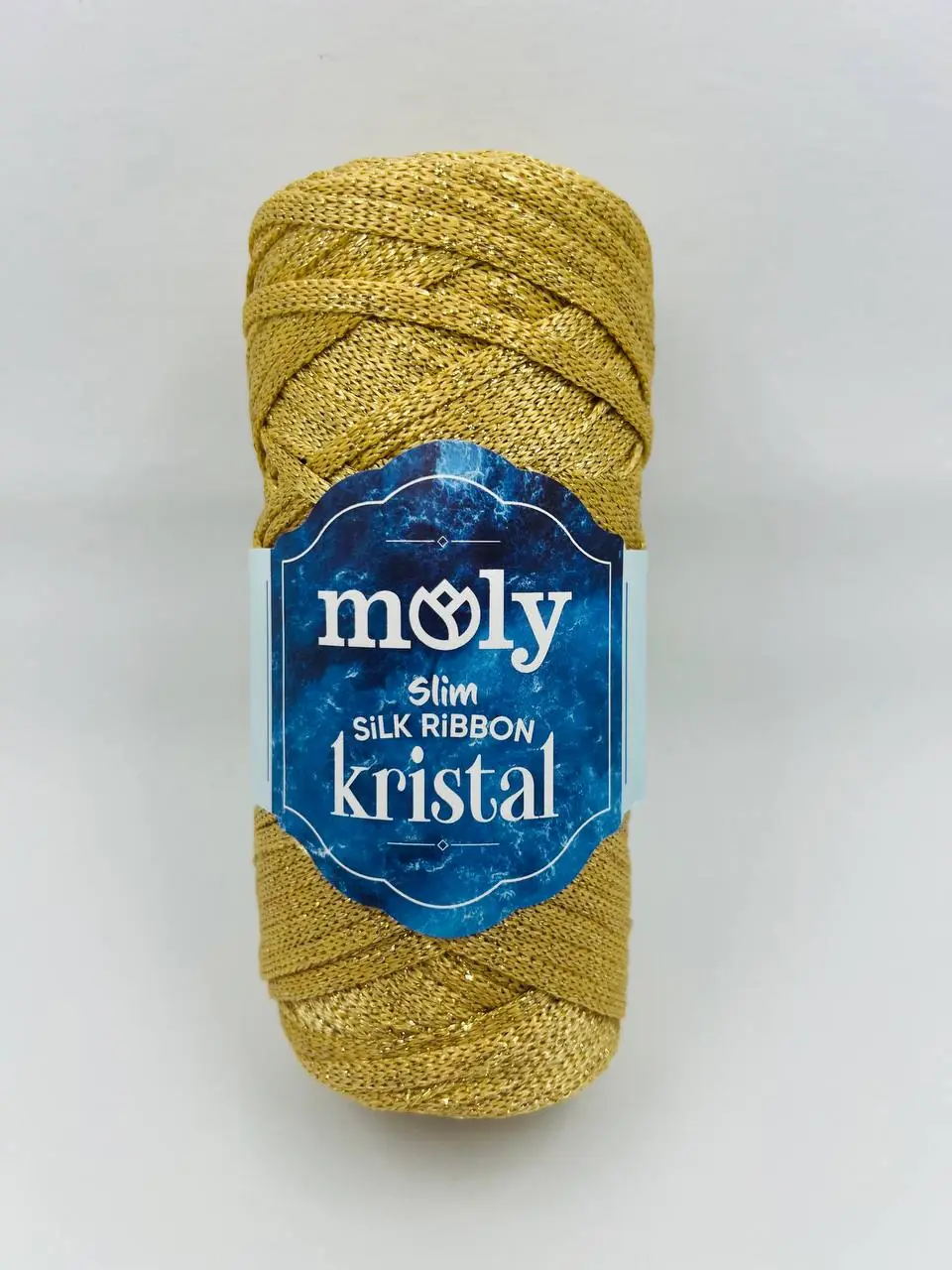 Moly Slim Silk Ribbon Kristal 048