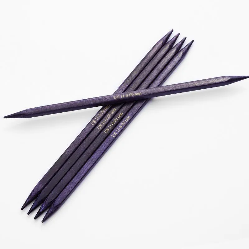 KnitPro Jadore Cubics 19030 Çift Taraflı Çorap Şişi 20cm 8.00mm