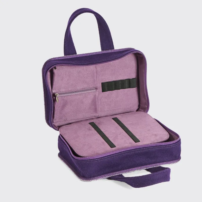 KnitPro 12833 Snug Doctor Çanta Mor Tweed & Felt (Small)