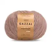 Gazzal Alpaca Air Kahverengi Örgü İpi 76 1