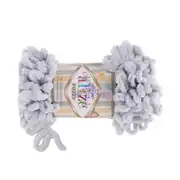 Alize Puffy 416 Gri Örgü İpi 2