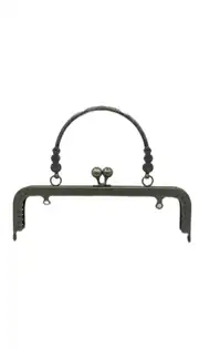 Metal Çanta Klipsi 21 cm Antik-Model 1 2