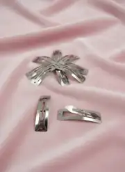 5 cm Dikdörtgen Metal Çıtçıt Toka Nikel Kaplama 50 adet 2