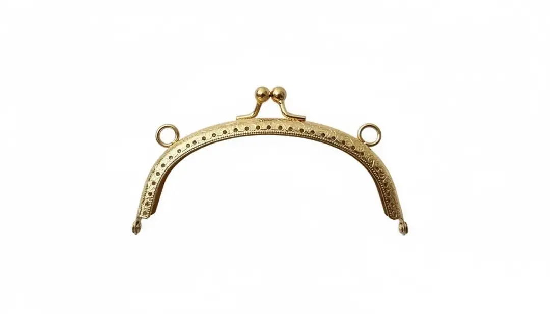 12,5 cm Yuvarlak Cüzdan Klipsi Gold