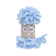 Alize Puffy 183 Açık Mavi Örgü İpi 1