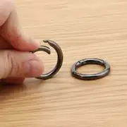 Metal Yaylı Çanta Halkası 2 cm Füme 2 Adet 2