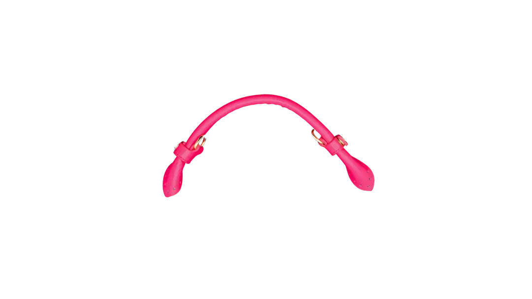 Parla Kit-Kulp ve Askılı Deri Çanta Yapım Seti-Pembe 2
