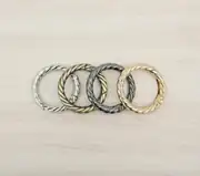 Metal Yaylı Burgu Çanta Halkası 3 cm Antik 2