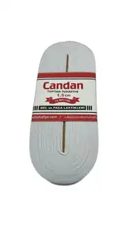 1,5 cm Beyaz Lastik 2