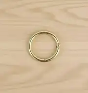 Metal Yaylı Çanta Halkası 4 cm Gold 2 Adet 1