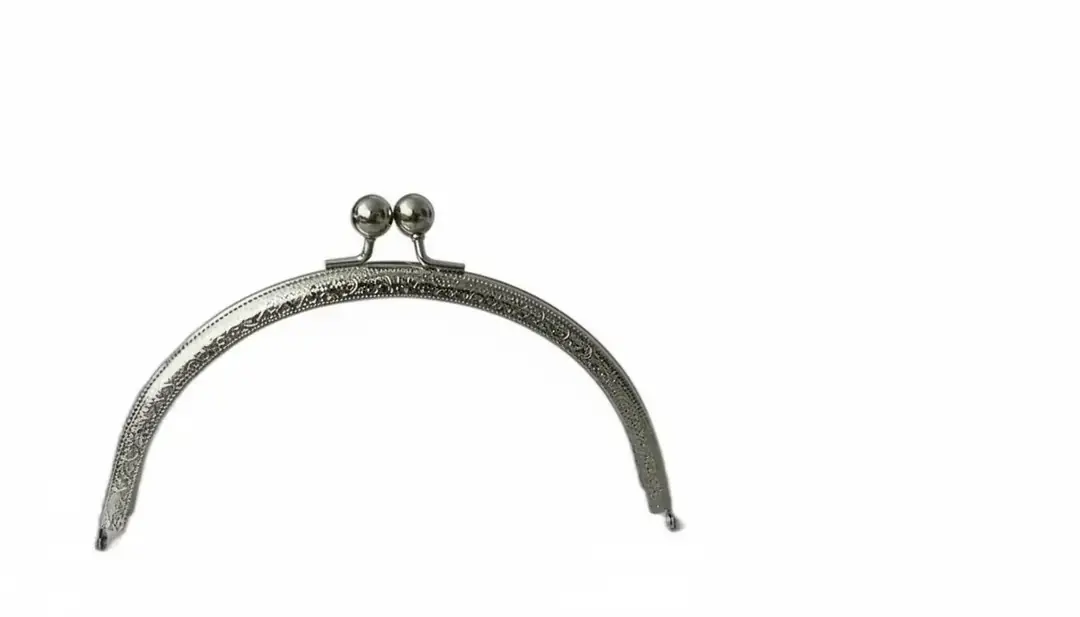 20,5 cm Yuvarlak Cüzdan Klipsi Gümüş