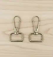 2 cm Yaylı Çanta Klipsi-Akrep Kanca Gold-2 adet 1