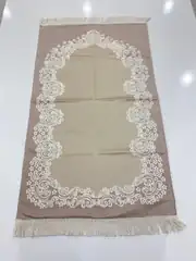 Seccade Saten Dantel İşlemeli Astarlı Model 1 3