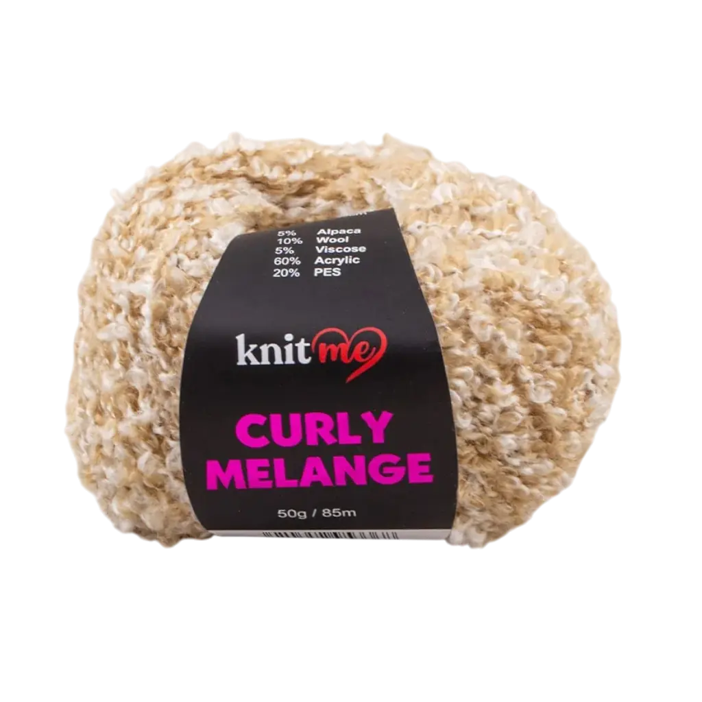 Knit Me Curly Melange Kcm52