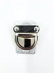 Metal Çanta Kilidi 3 cm Gümüş 1