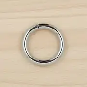 Metal Yaylı Çanta Halkası 3 cm Gümüş 1