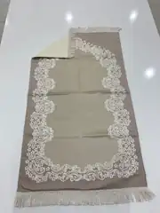 Seccade Saten Dantel İşlemeli Astarlı Model 1 4