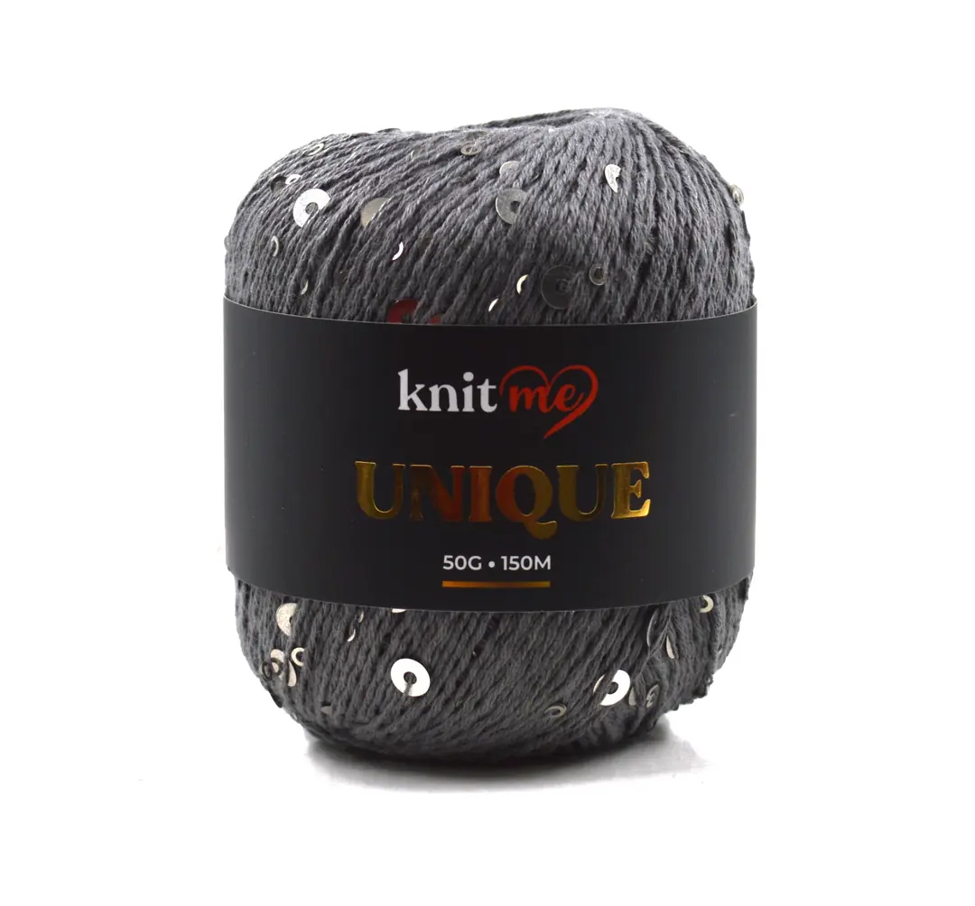 Knit Me Unique K25-Pamuklu Payetli Örgü İpi