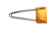 Gold Zincir Askılı Deri Çanta Yapım Seti Turuncu 3