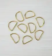 Metal D Çanta Askı Halkası 4 cm Gold 2
