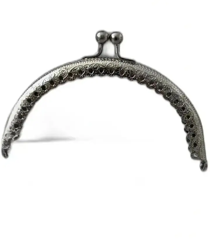 12 cm Cüzdan Klipsi Yuvarlak Antrasit