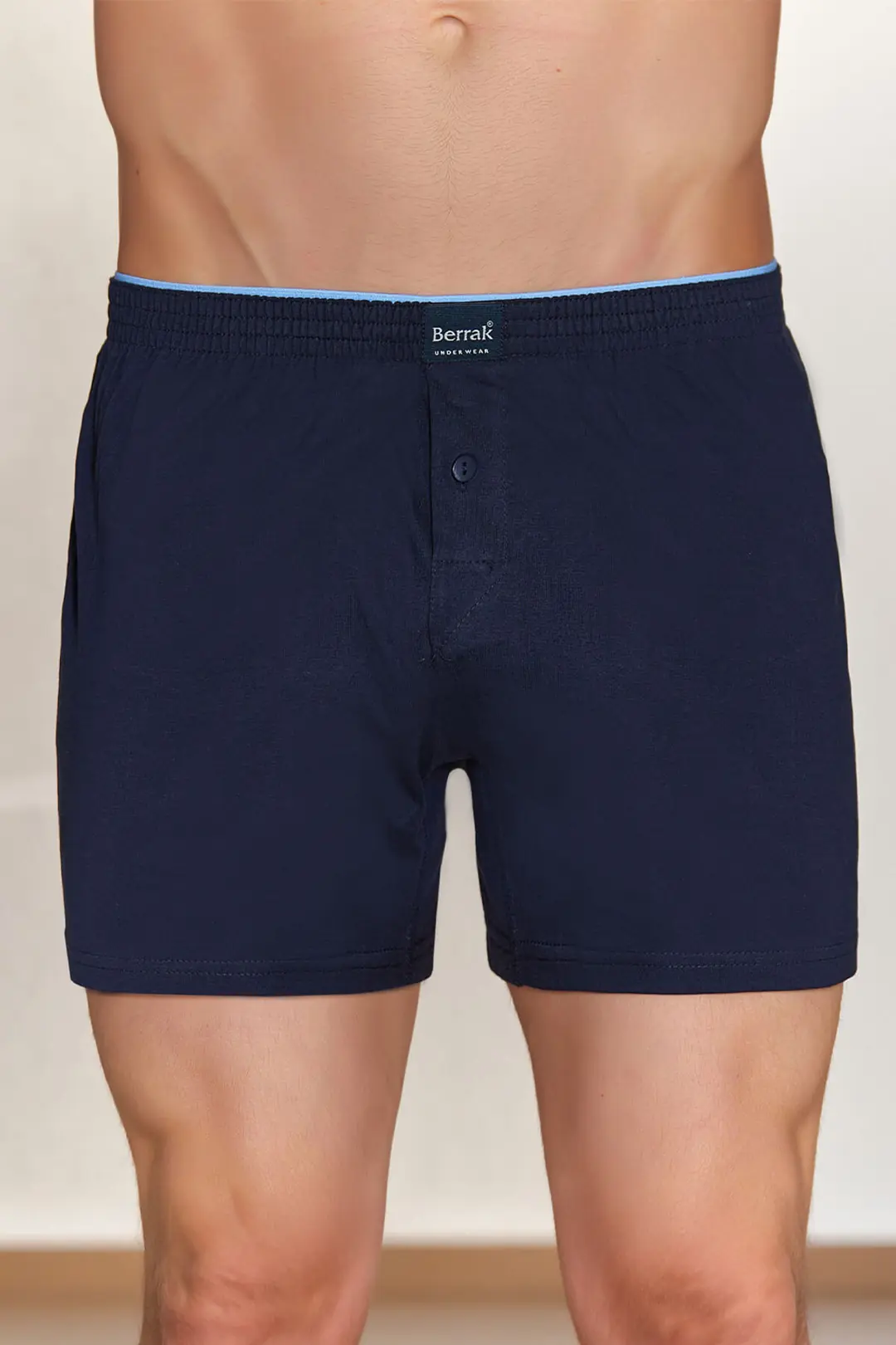1099 Berrak Renkli Boxer - Lacivert - Xl Beden