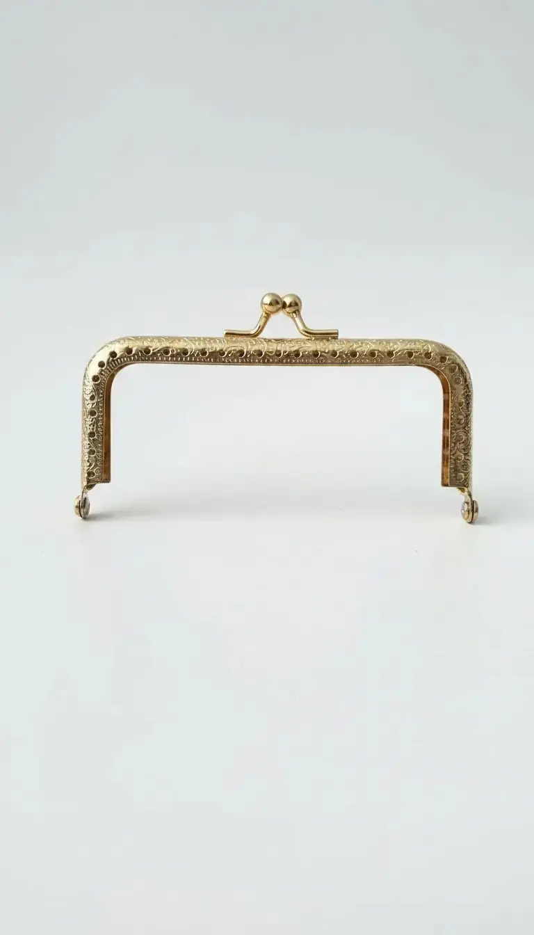 10 cm Kare Cüzdan Klipsi Gold