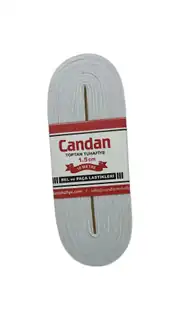 1,5 cm Beyaz Lastik 1