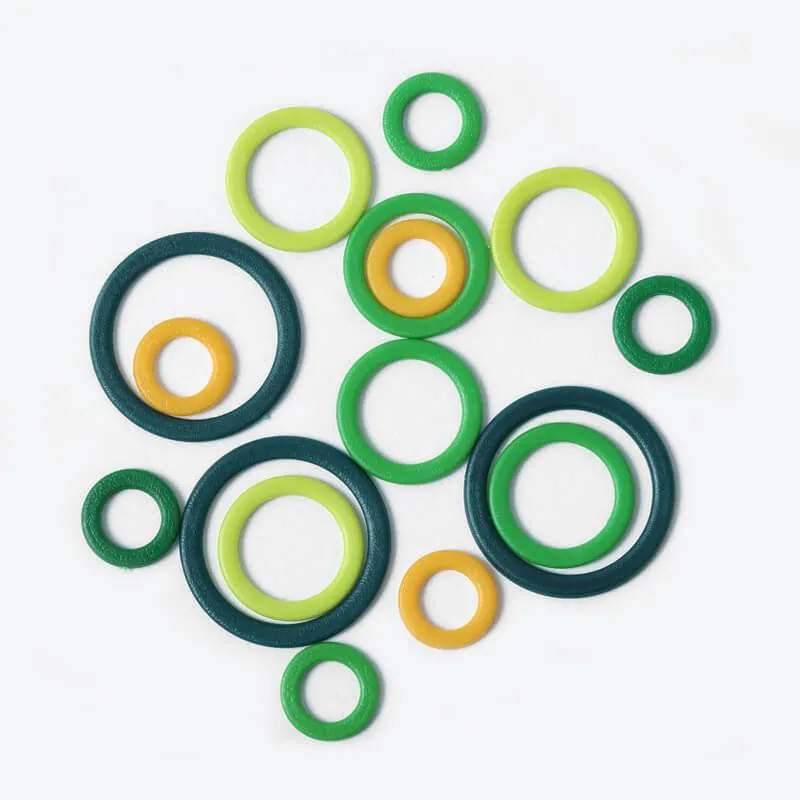 KnitPro 10897 Mioring Stitch Markers & Tapestry Needles (Plastics) Stitch Ring Markers (Pack of 50)