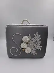 Kombin İncili Çantalı Set Model 6 1