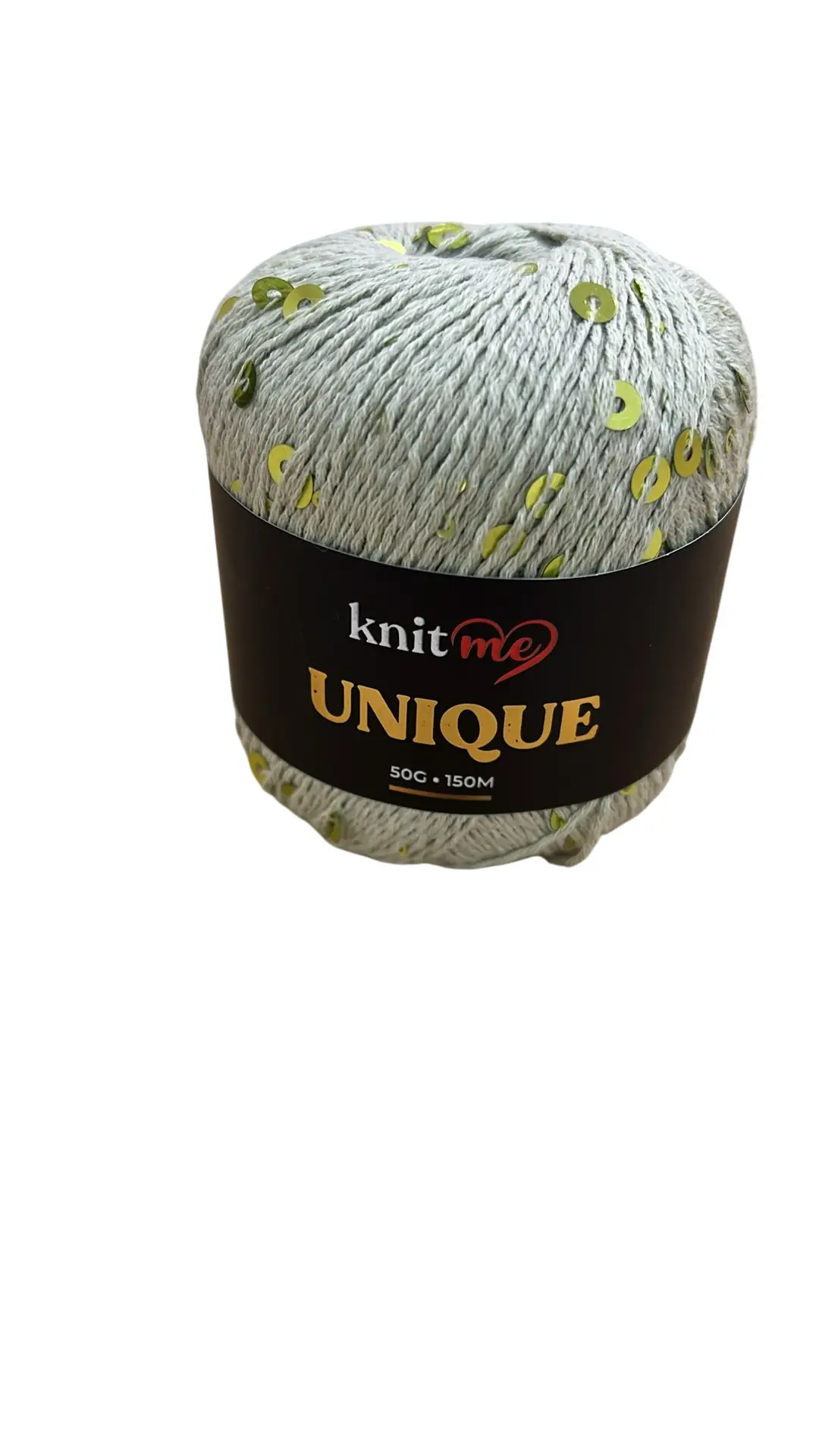Knit Me Unique K18-Pamuklu Payetli Örgü İpi