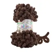 Alize Puffy 493 Kahve Örgü İpi 1